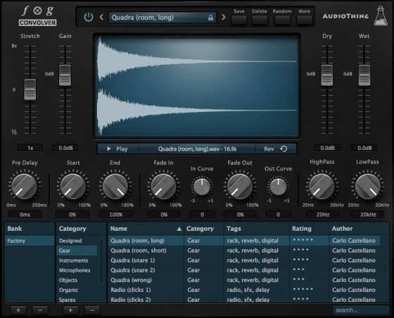 AudioThing Fog Convolver v1.2.1 (WiN/MAC)