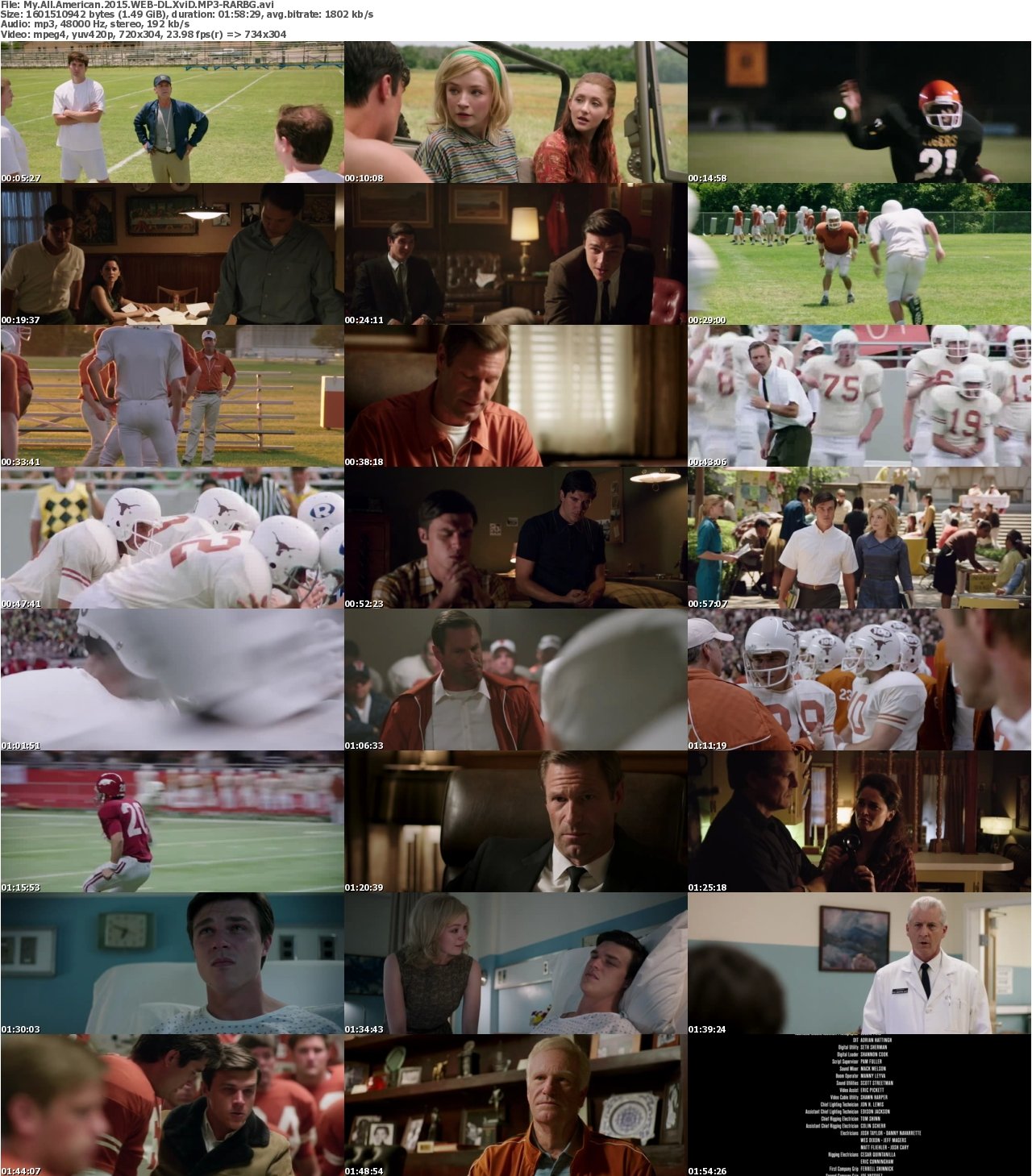 My All American 2015 WEB-DL XviD MP3-RARBG