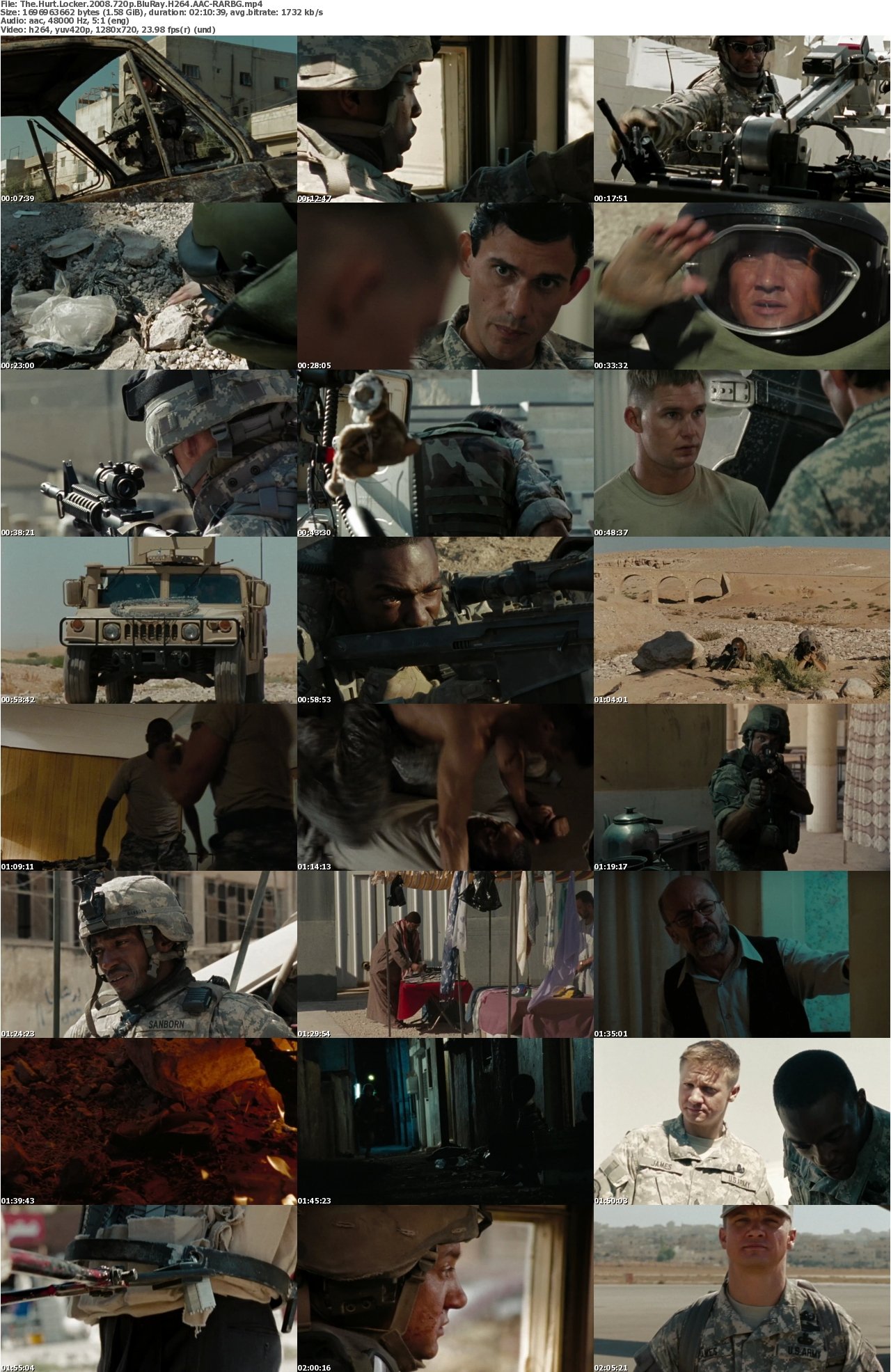 The Hurt Locker 2008 720p BluRay H264 AAC-RARBG