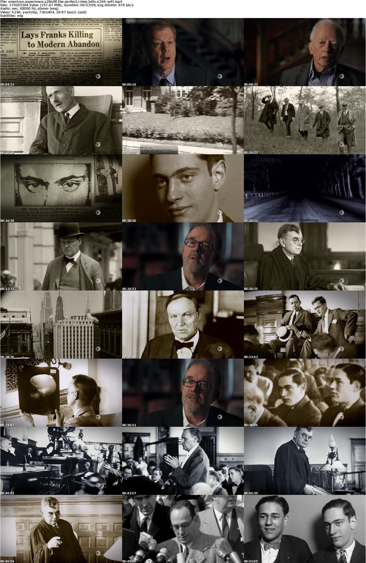 American Experience S28E08 The Perfect Crime HDTV x264-W4F