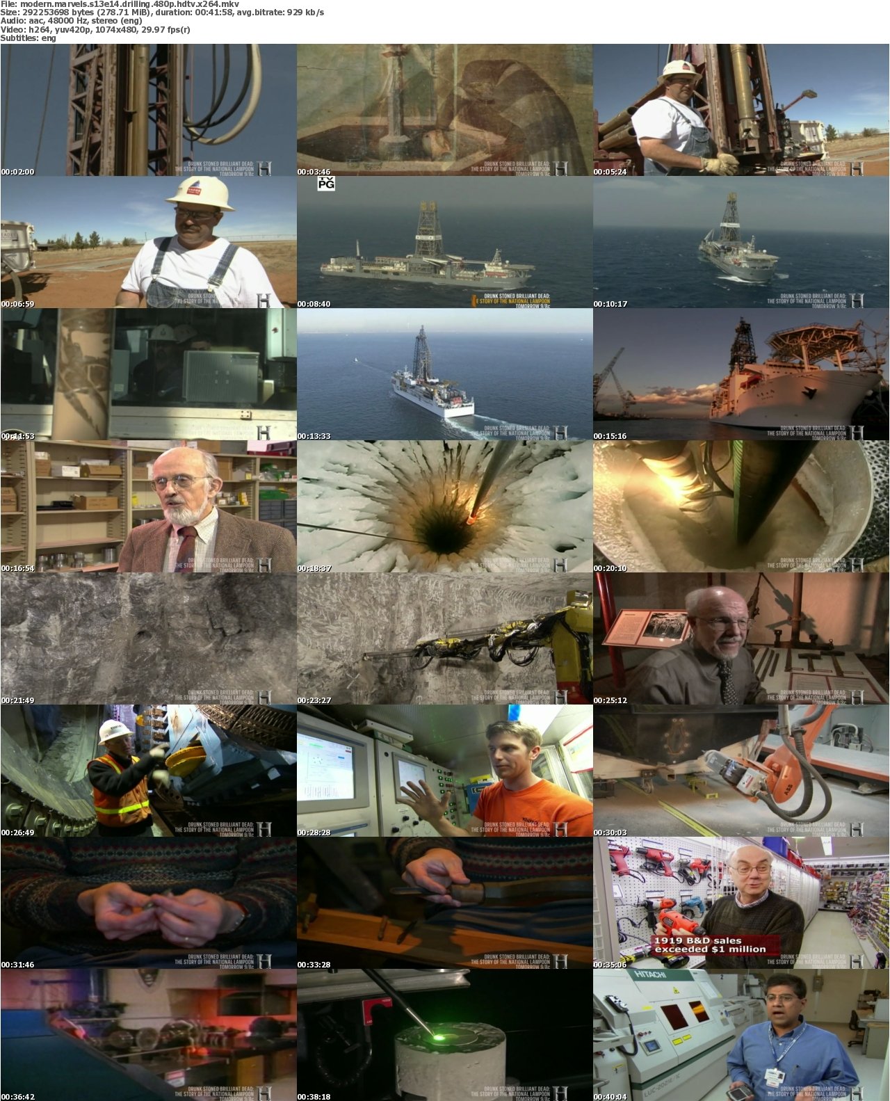 Modern Marvels S13E14 Drilling 480p HDTV x264