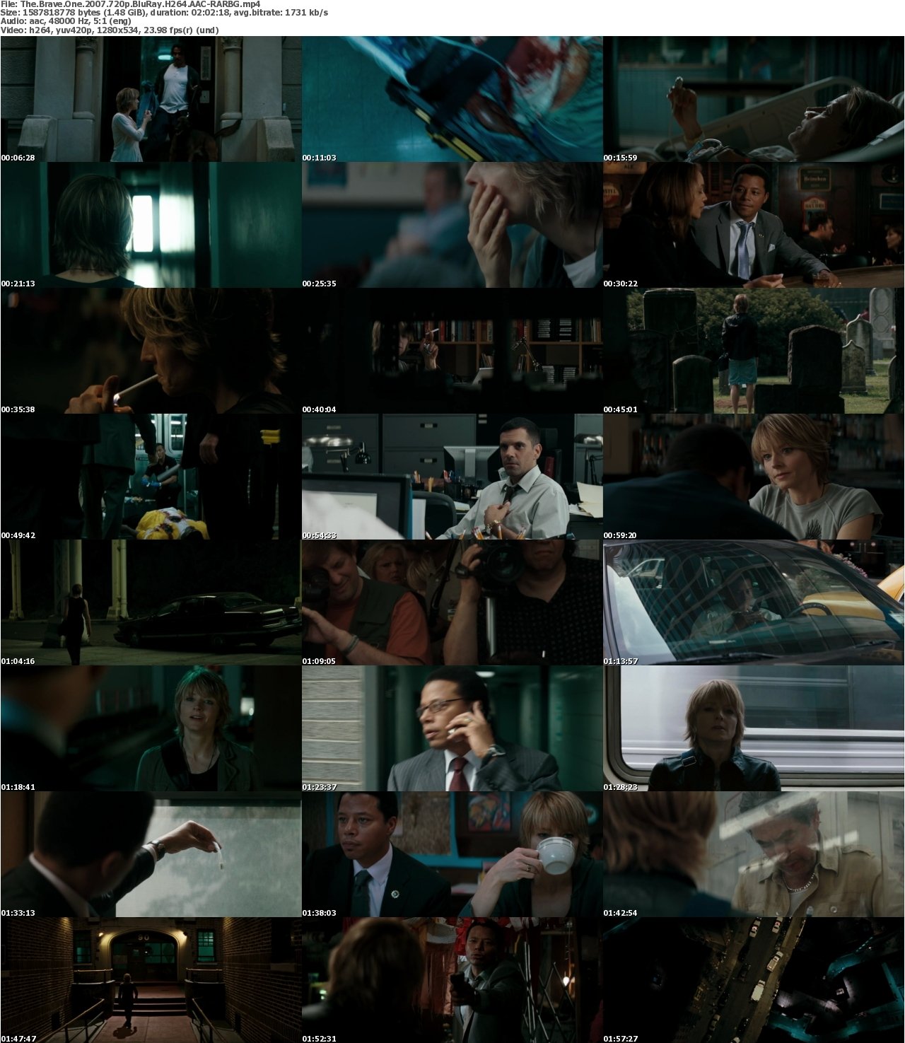 The Brave One 2007 720p BluRay H264 AAC-RARBG