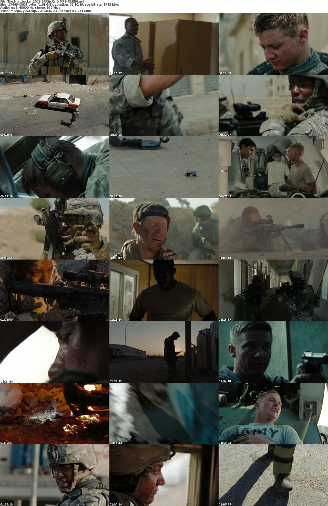 The Hurt Locker 2008 BRRip XviD MP3-RARBG