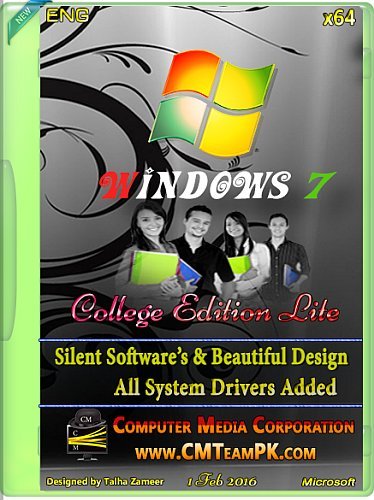 Windows 7 College Edition Lite (x64)