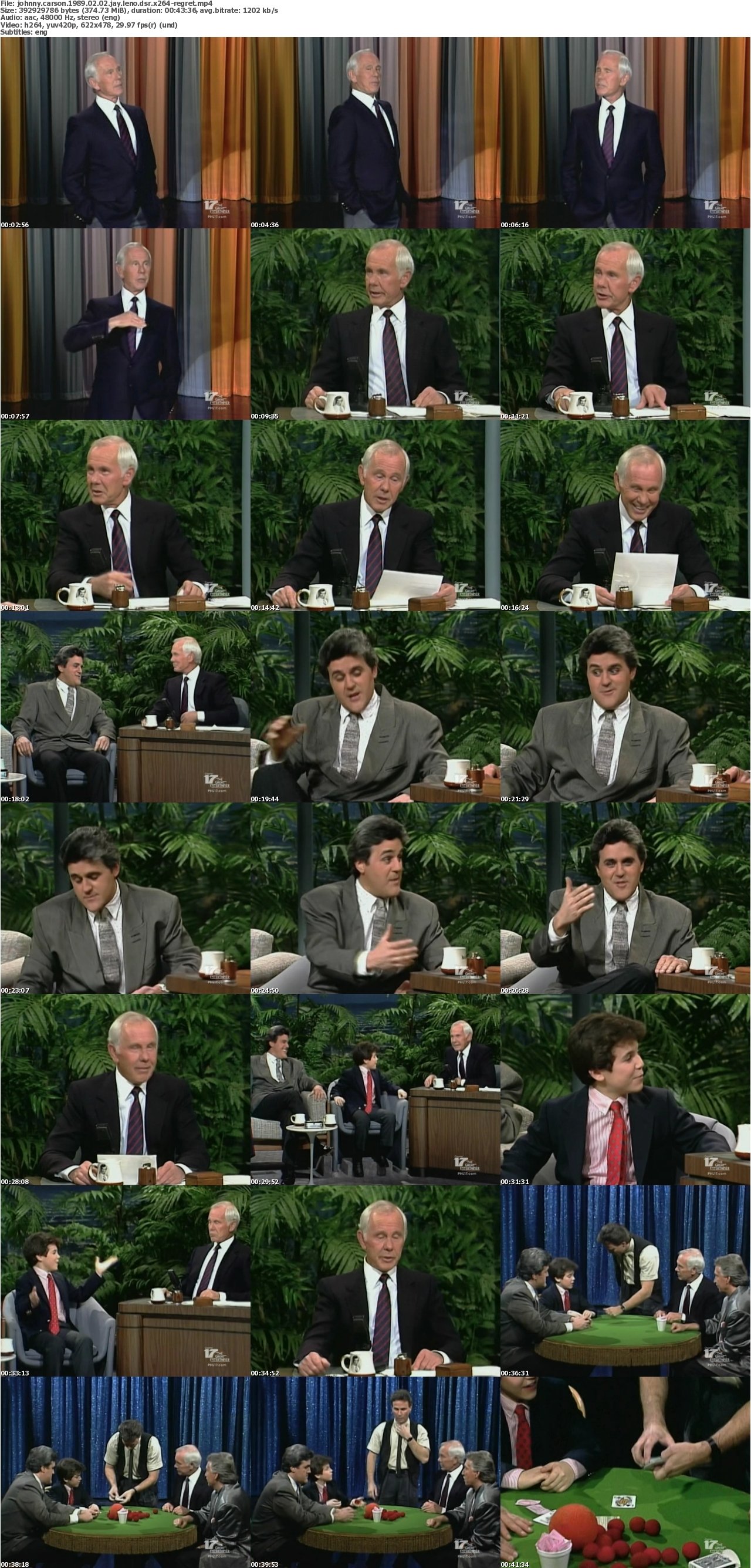 Johnny Carson 1989 02 02 Jay Leno DSR x264-REGRET