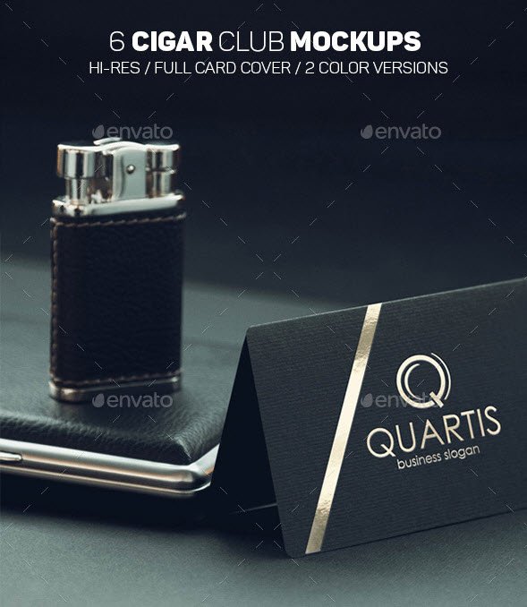 Download Download GraphicRiver - Cigar Club Logo Mockups - SoftArchive