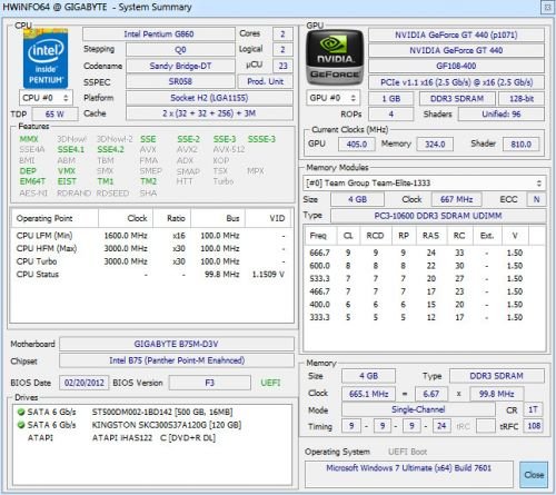 HWiNFO 5.21 Build 2810 Beta (x86/x64) Portable