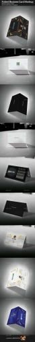 Graphicriver Folded Business Card Mock-ups