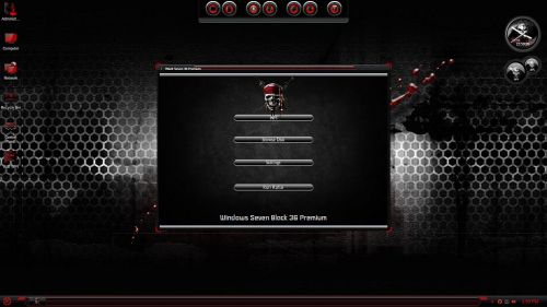 Windows 7 Black Premium 36 Dark x64 + Office 2016 (Feb 2016)