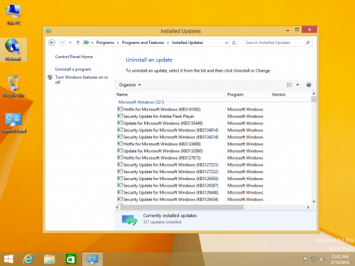 Windows 8.1 Professional VL Integrated February 2016