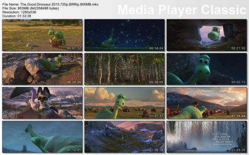 The Good Dinosaur (2015) 720p BRRip 800MB - MkvCage