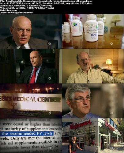 PBS - Frontline: Supplements and Safety (2015) 720p HDTV x264-MVGroup