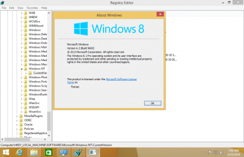 Windows 8.1 Pro Vl Update 3 x86 En-Us ESD Feb2016 Pre-Activated