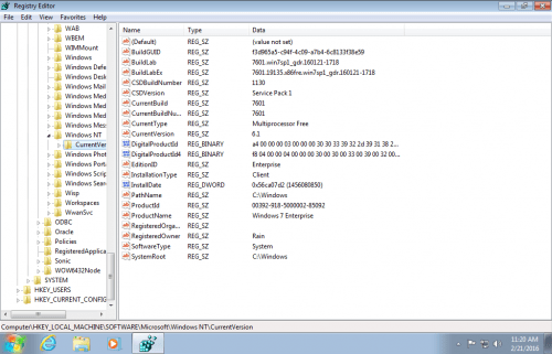 Windows 7 Enterprises Sp1 x86 En-Us ESD Feb 2016 Pre-Activated
