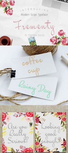 Frementy Script Font