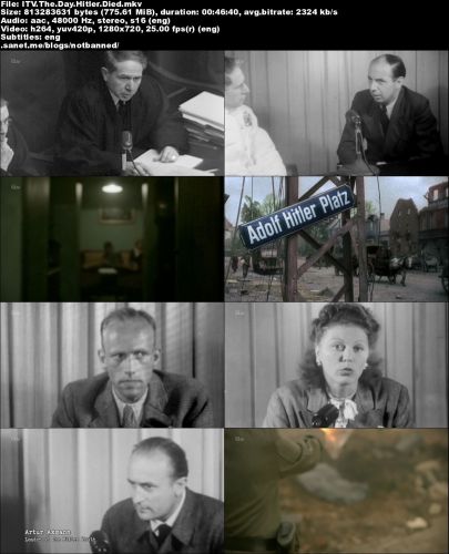 ITV - The Day Hitler Died (2016) 720p HDTV x264-MVGroup