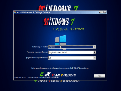 Windows 7 College Edition Lite (x64)