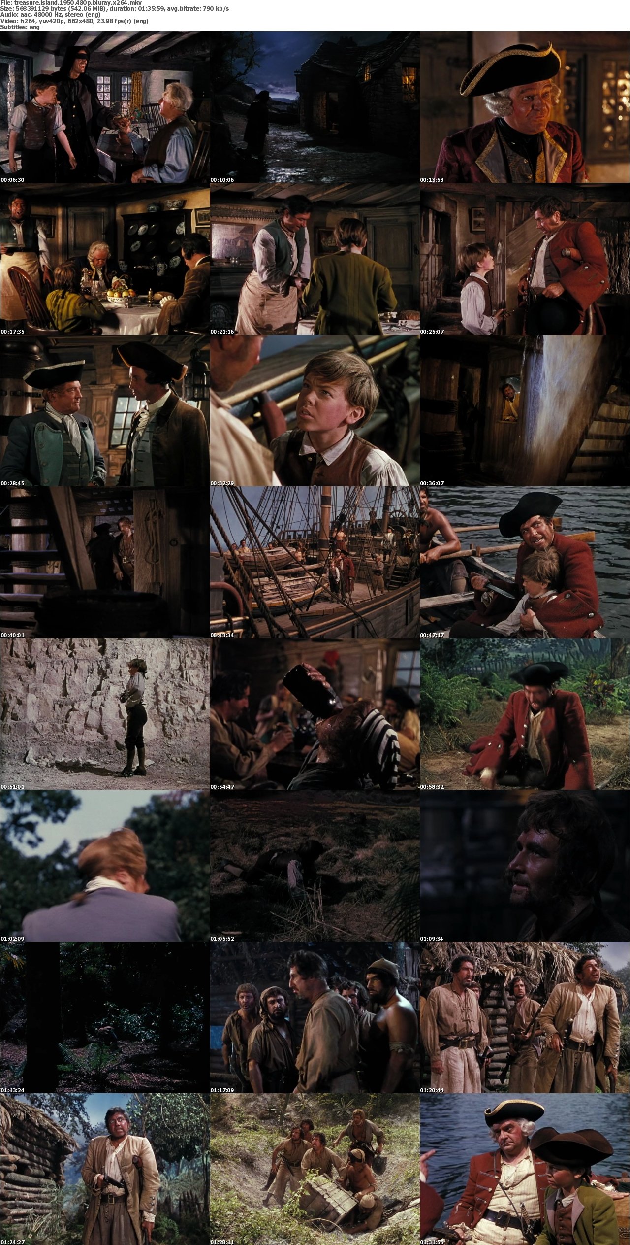 Treasure Island 1950 480p BluRay x264