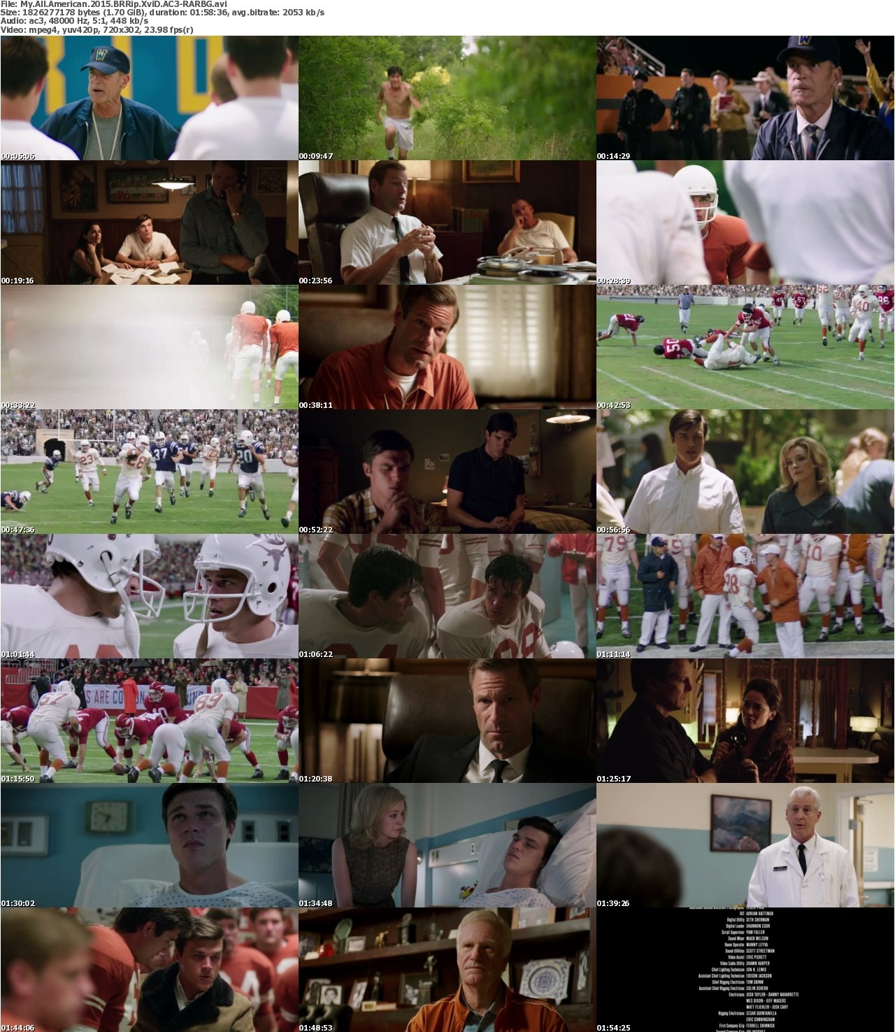 My All American 2015 BRRip XviD AC3-RARBG