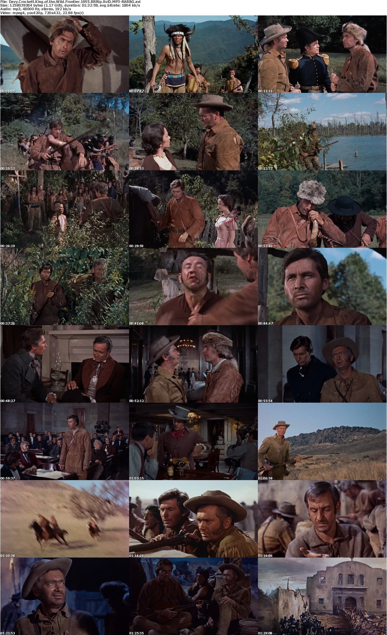 Davy Crockett King of the Wild Frontier 1955 BRRip XviD MP3-RARBG