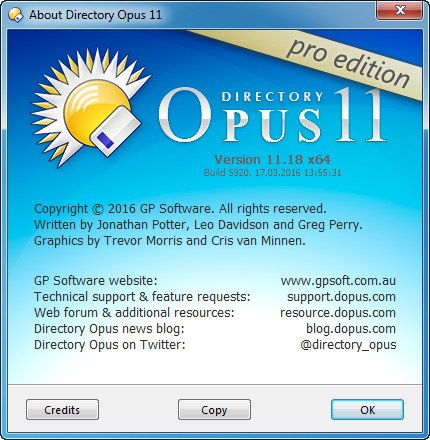Directory Opus Pro v11.18 Build 5920 (x86/x64) Multilingual 
