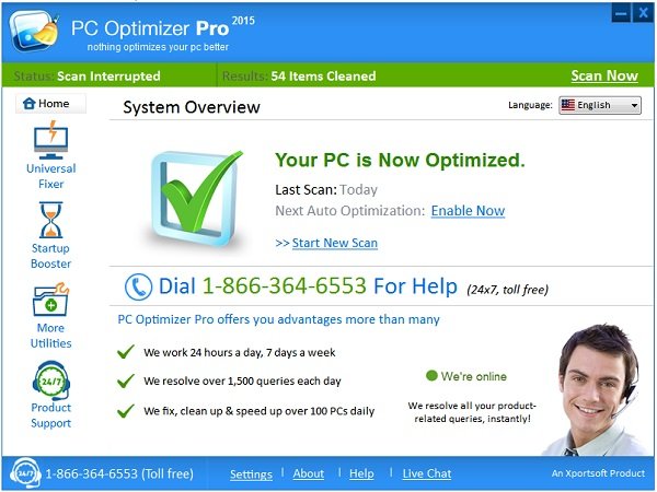PC Optimizer Pro v7.1.3.6