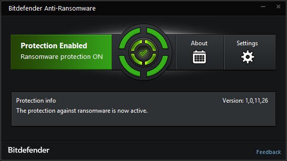 Bitdefender Anti-Ransomware v1.0.11.26