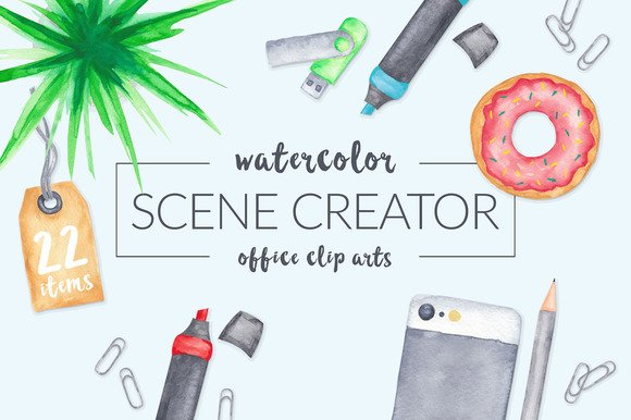 Watercolor Scene Creator