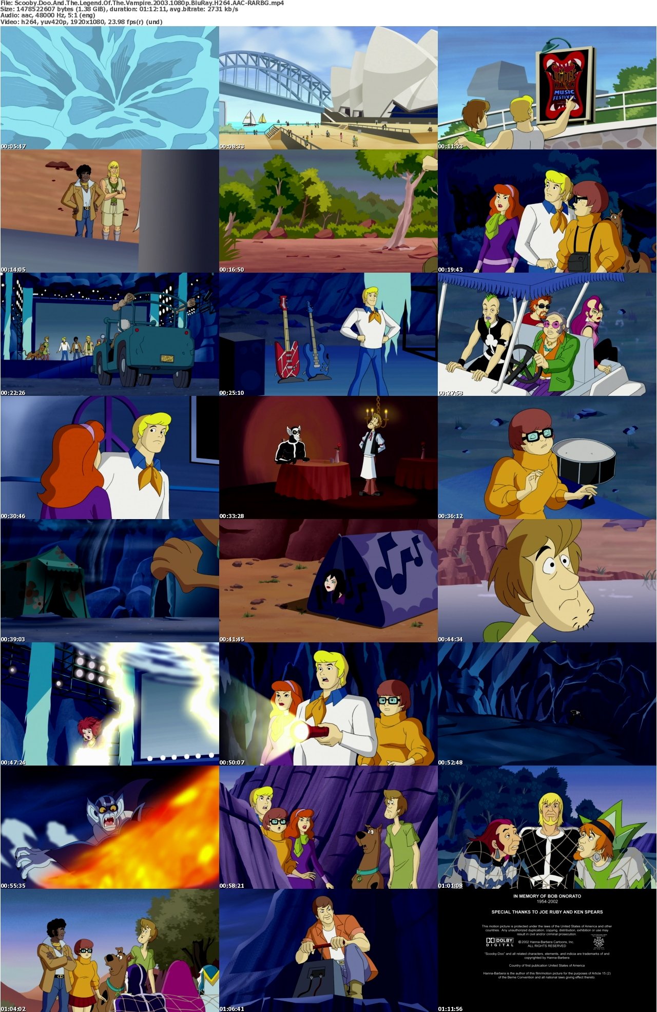 Scooby Doo And The Legend Of The Vampire 2003 1080p BluRay H264 AAC-RARBG