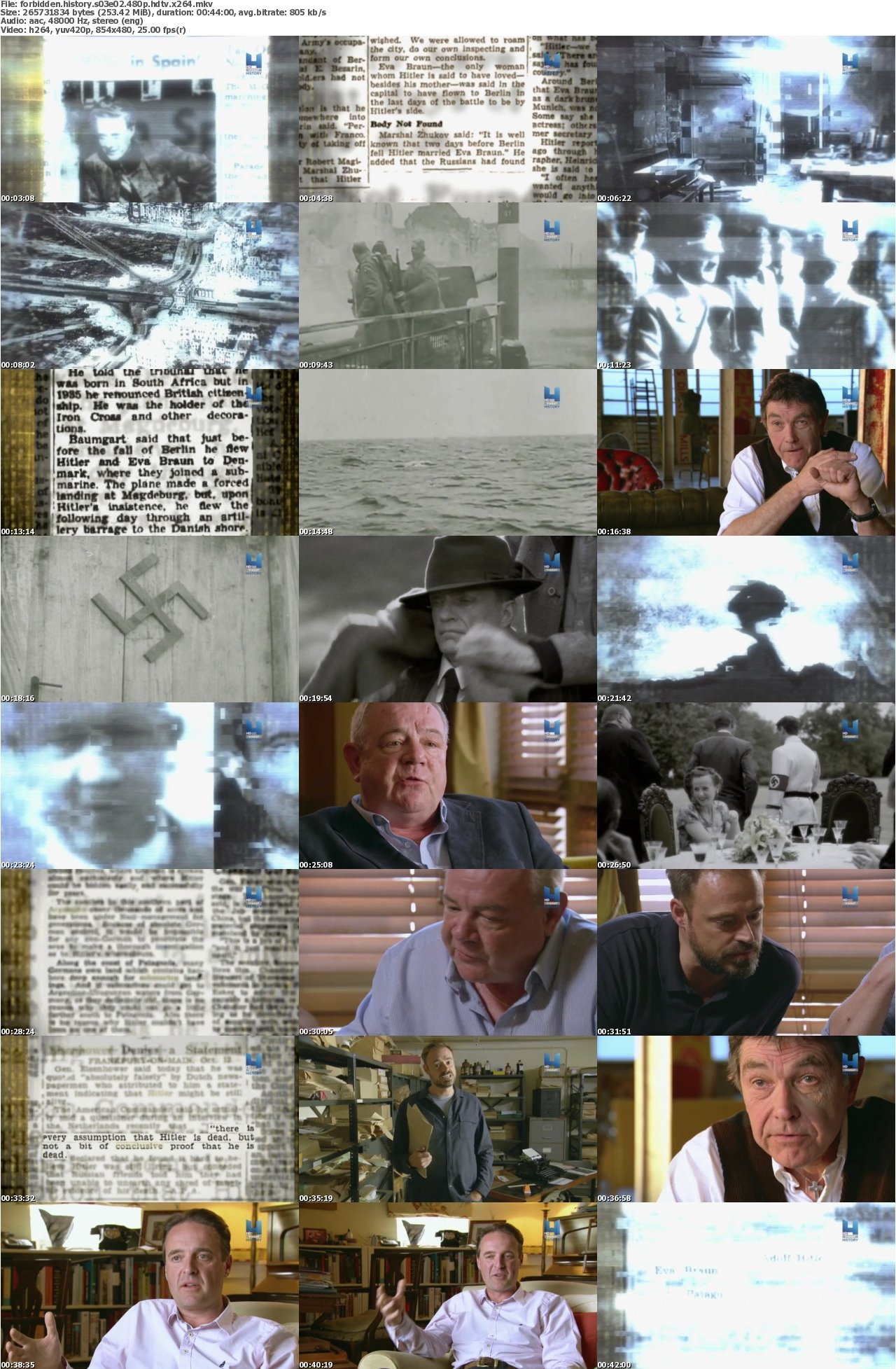Forbidden History S03E02 480p HDTV x264