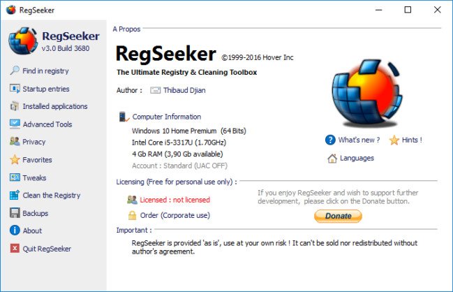 RegSeeker 3.0 + portable