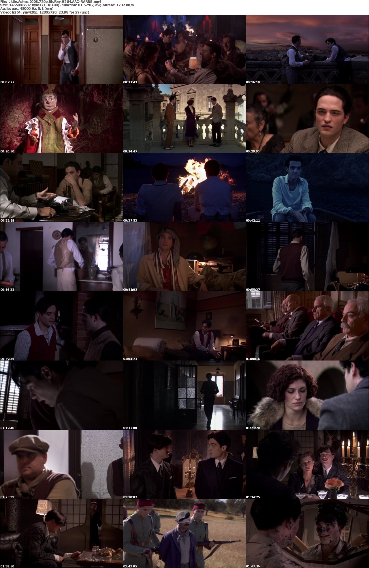 Little Ashes 2008 720p BluRay H264 AAC-RARBG