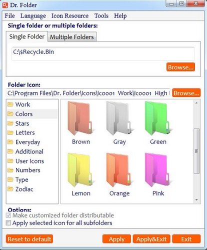 Dr. Folder 2.1.5.0 Multilanguage + Portable
