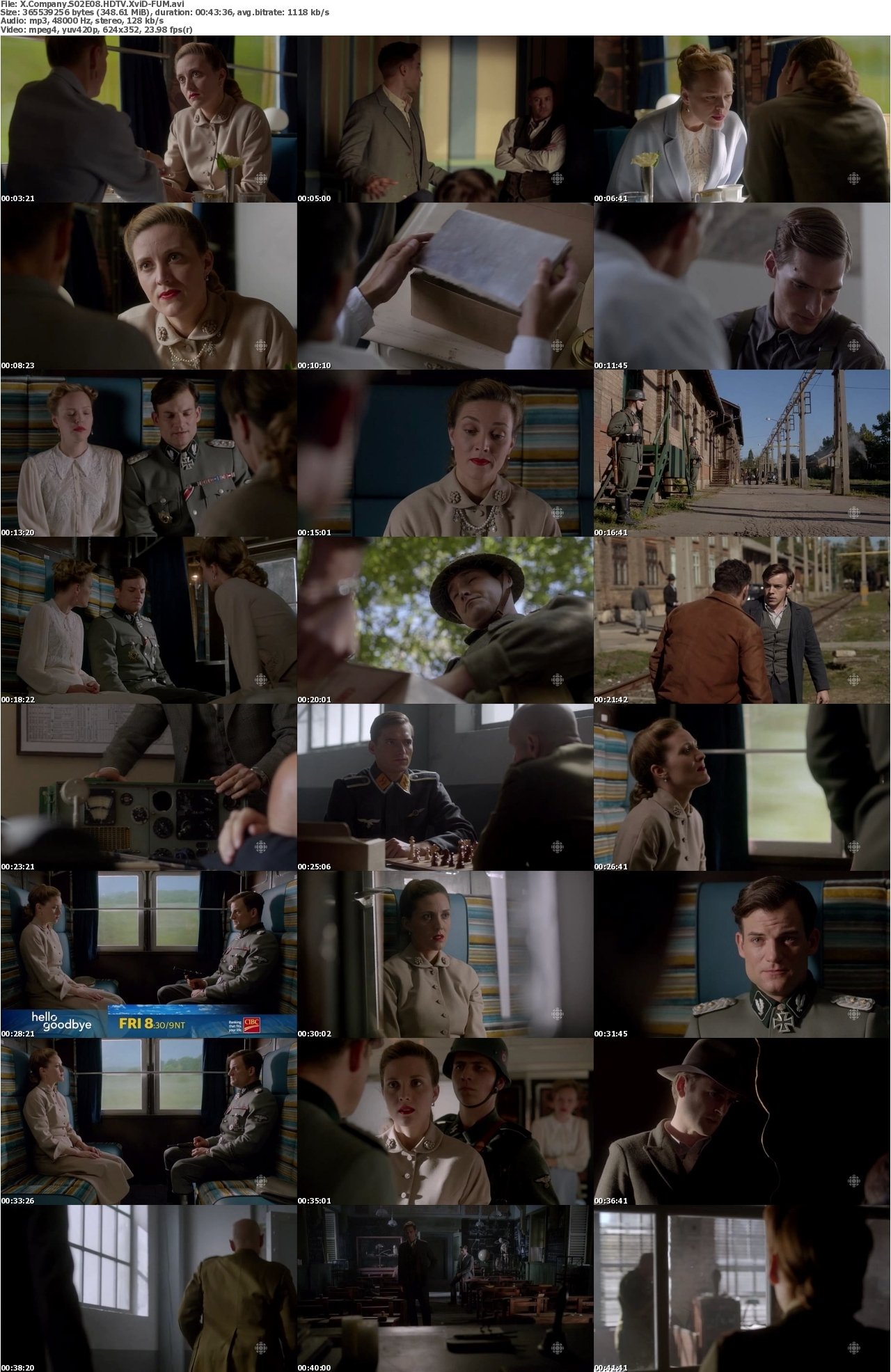 X Company S02E08 HDTV XviD-FUM