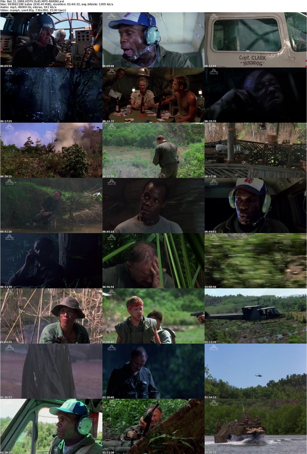 Bat 21 1988 HDTV XviD MP3-RARBG