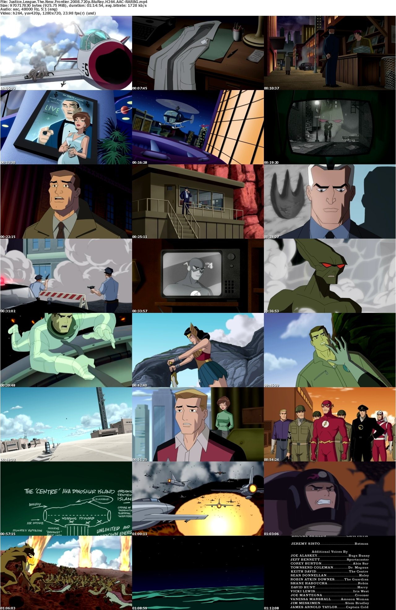 Justice League The New Frontier 2008 720p BluRay H264 AAC-RARBG