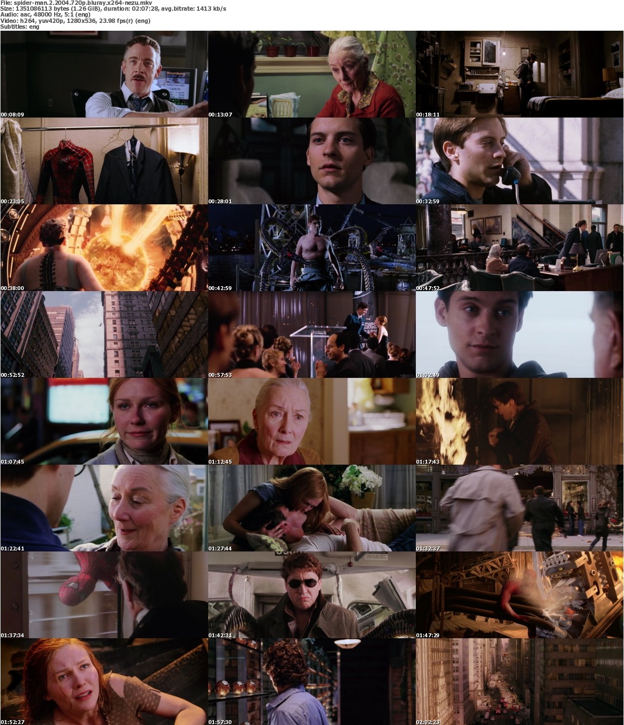Spider-Man 2 2004 720p BluRay x264-NeZu