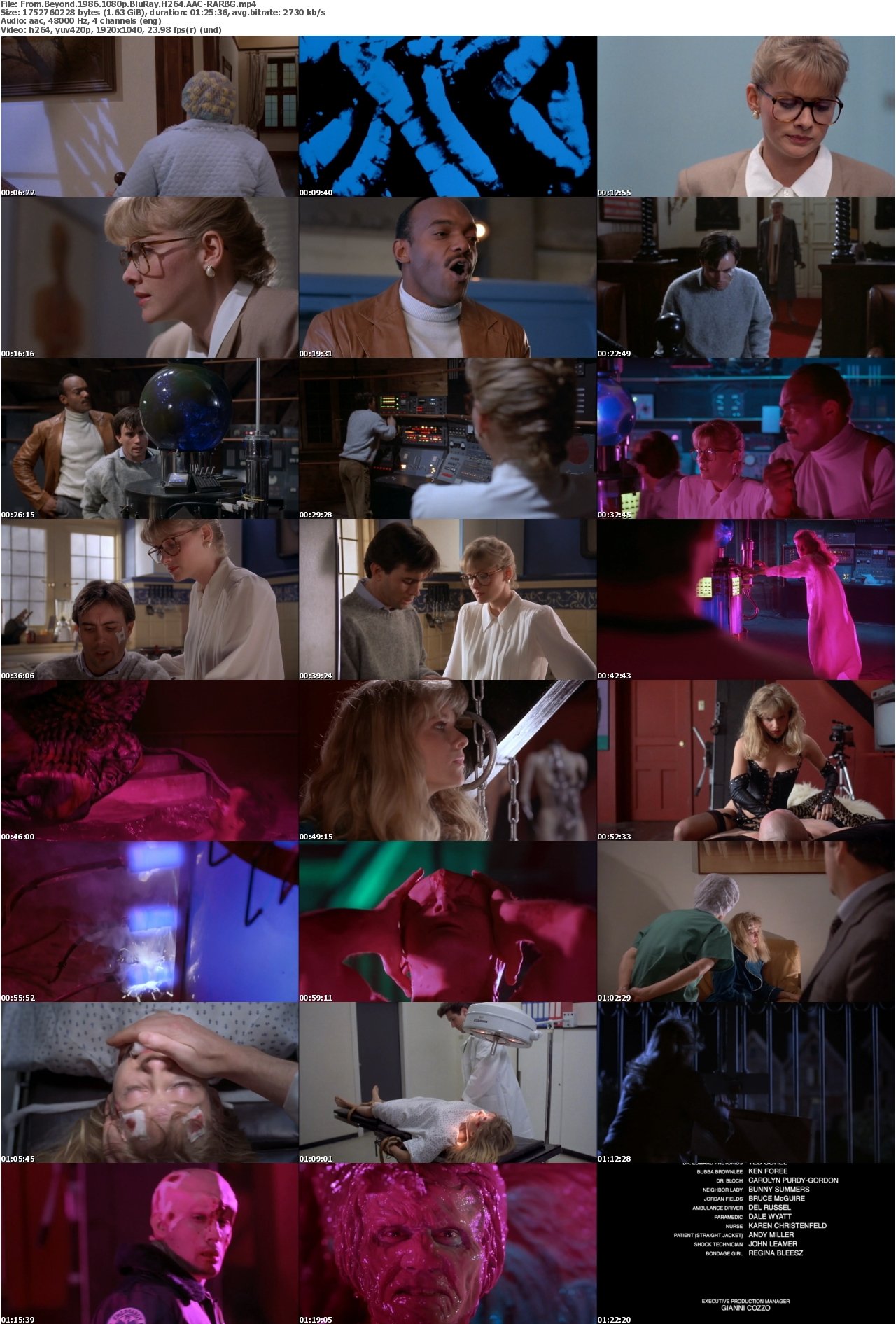 From Beyond 1986 1080p BluRay H264 AAC-RARBG