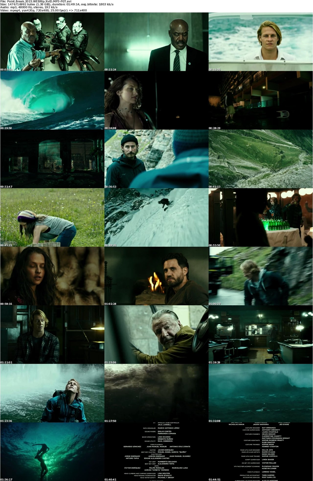 Point Break 2015 WEBRip XviD MP3-FGT