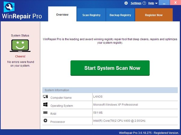 WinRepair Pro 3.6.18.275 Multilanguage + Portable
