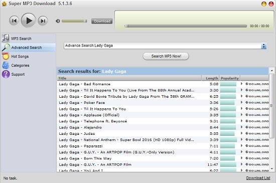 Super MP3 Download v5.1.3.6