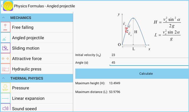 Physics Formulas v3.0 (Paid version)