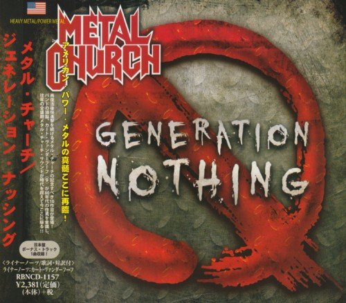Metal Church - Generation Nothing (Japanese Edition) (2014) (FLAC)