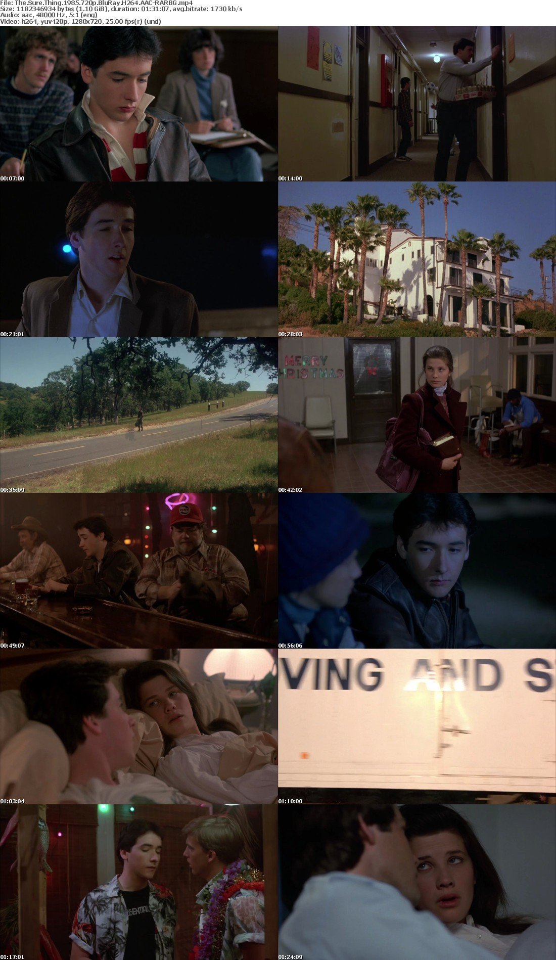 Download The Sure Thing 1985 720p BluRay H264 AAC-RARBG - So