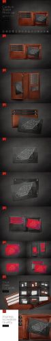 Creativemarket - Cards in Wallet Mock-up 