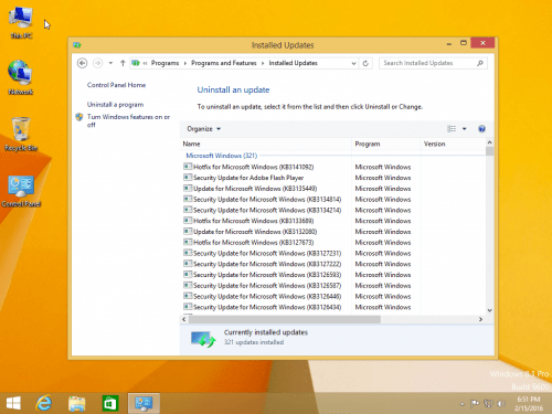 Windows 8.1 Pro VL Integrated March 2016 Multilingual