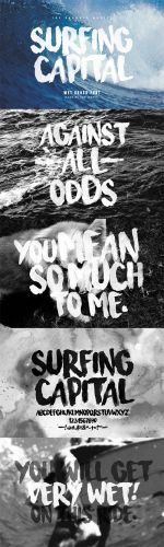 Creativemarket - Surfing Capital Font