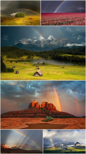 Rainbow wallpapers (Big pack 1)