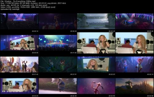 Shakira - Try Everything (1080p)