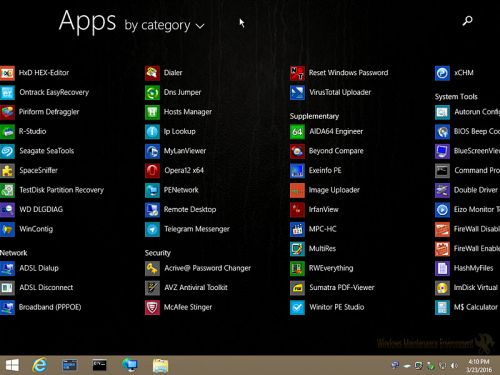 WinPE Maintenance Disk x64 v2.0 (23/03/2016)